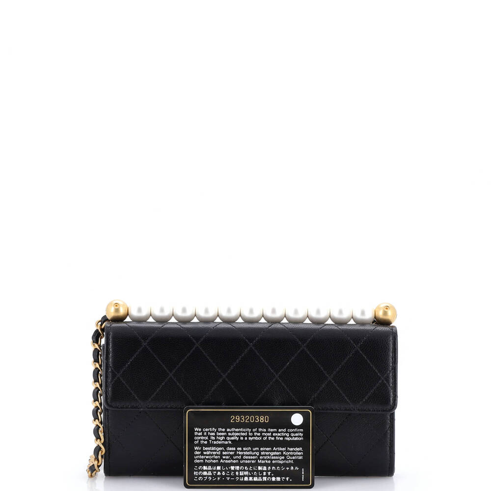 Chanel Chic Pearls Clutch With Chain #253456C29B - Picture 2 of 7